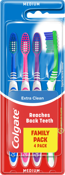 Modelbillede af Colgate Extra Clean Tandbørste 4-pak