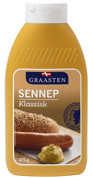 Modelbillede af Graasten Sennep 375g
