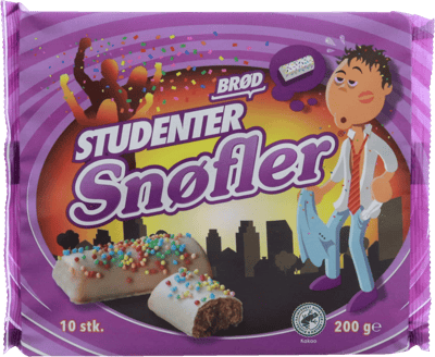 Modelbillede af Snøfler Studenterbrød 200g