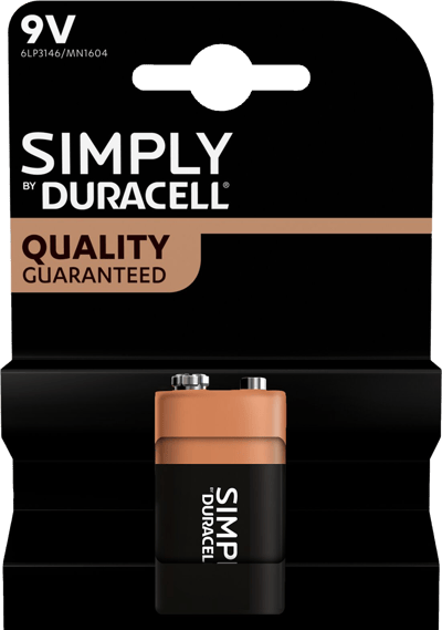 Modelbillede af Duracell Simply 9V B1