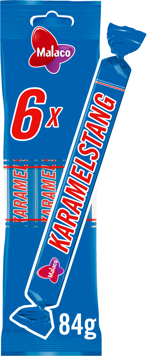 Malaco Fldekaramelstang 6-pak
