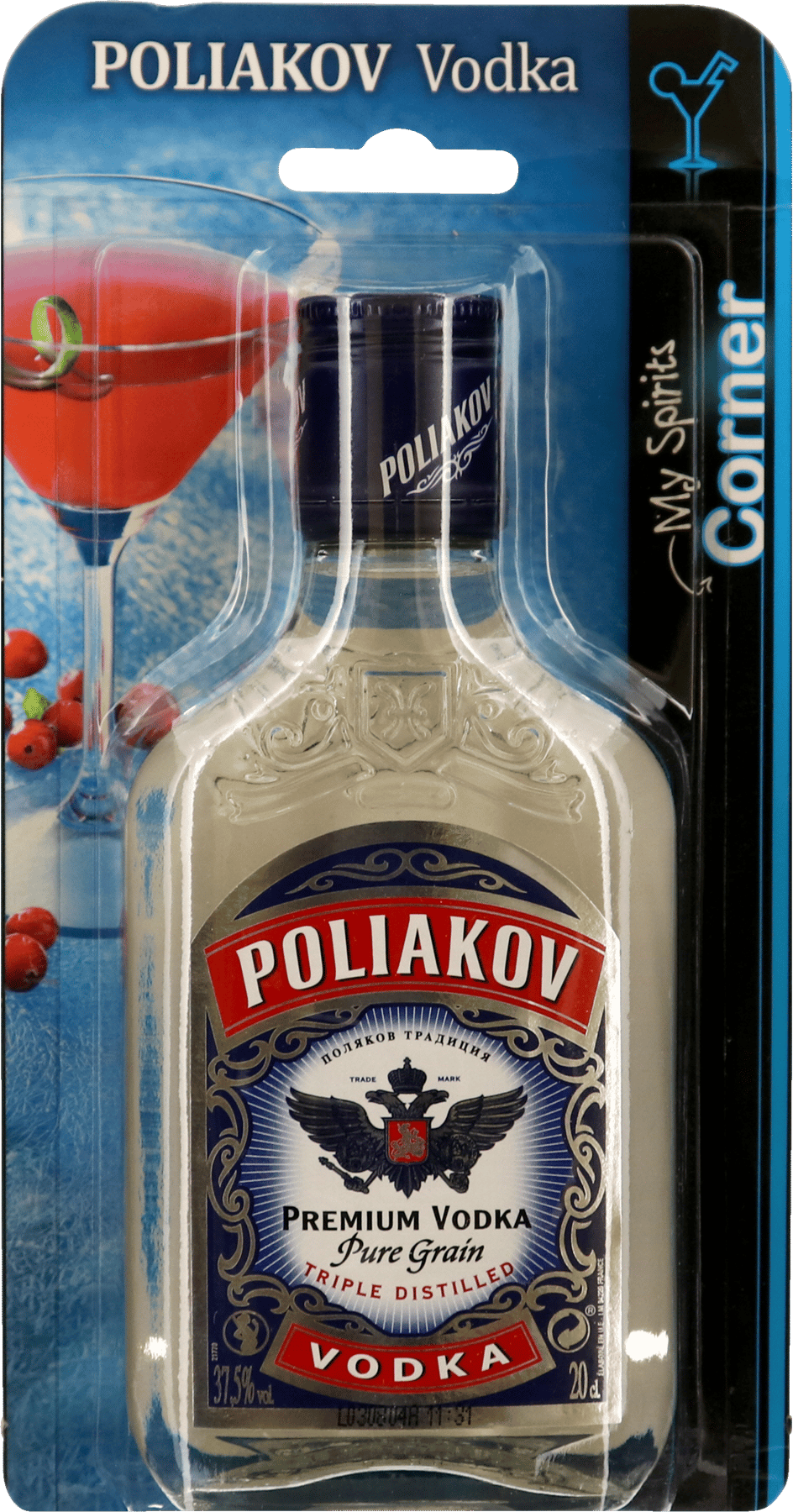 Poliakov Vodka 37,5% 20 cl.