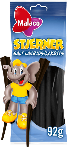 3 ps. Malaco Saltstjerner 92 g