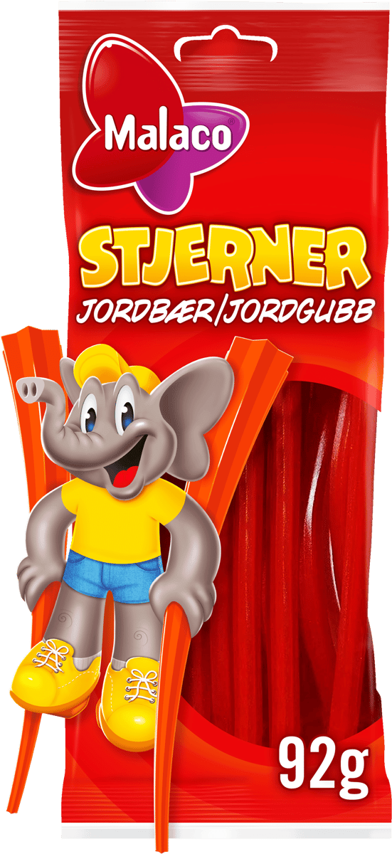Malaco Jordbærstjerner