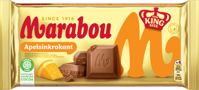 Modelbillede af Marabou Appelsin Krokant 220g
