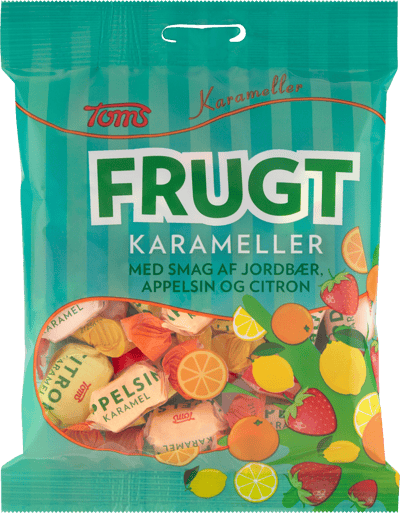 Modelbillede af Toms Frugt Karameller 160g