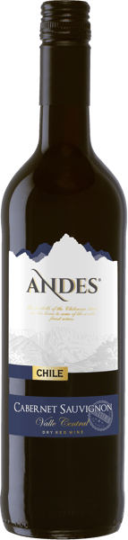 Modelbillede af Andes Cabernet Sauvignon 0,75 l.