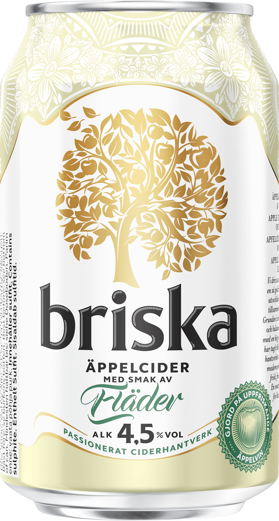 Briska Fläder 4,5% 24 x 33 cl.