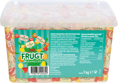 Modelbillede af Toms Frugt Karameller 1kg pb