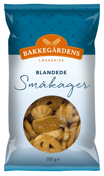 Modelbillede af Bakkegården Blandede Småkager 500 g