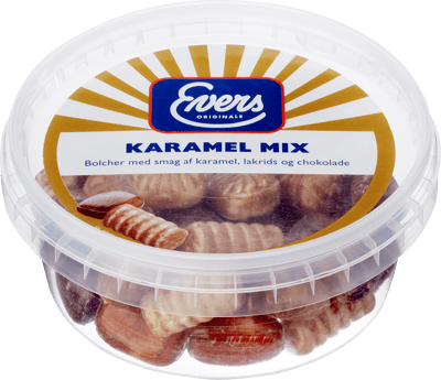 Modelbillede af Evers Karamel Mix 180g bøtte