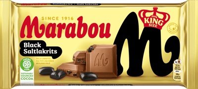 Modelbillede af Marabou Black Saltlakrids 220 g