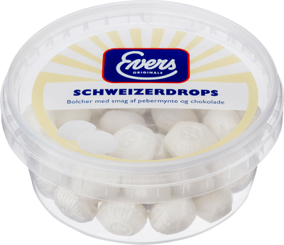 Modelbillede af Evers Schweizerdrops 180g bøtte