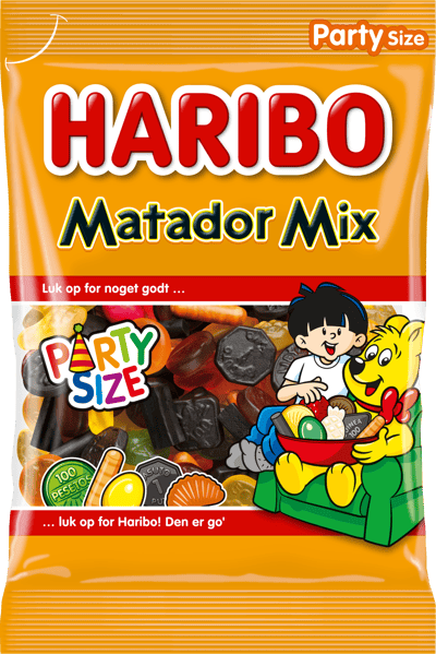 Modelbillede af Haribo Matador Mix 500g DK