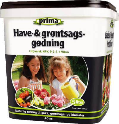 Modelbillede af Prima Have- og Grøntsagsgødning 5 l.