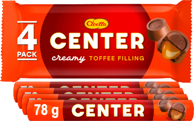 Modelbillede af Cloetta Center Rulle 4-pak 312 g