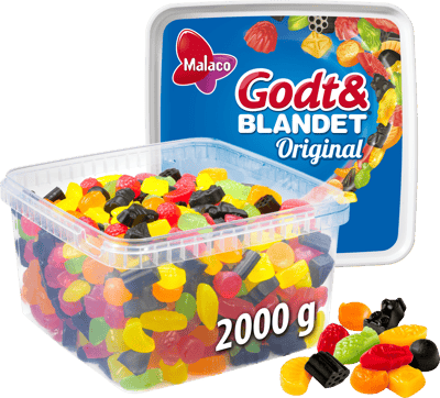 Modelbillede af Malaco Godt og blandet 2,0 kg bøtte