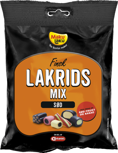 Modelbillede af Finsk Lakrids Mix Sød 170g