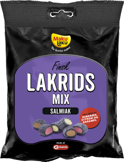 Modelbillede af Finsk Lakrids Mix Salmiak 170g