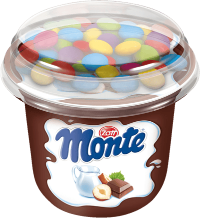 Modelbillede af Zott Monte Budding m. Chokoladelinser 70g