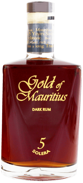 Modelbillede af Gold of Mauritius Dark Rum Solera 5 40% 0,7L