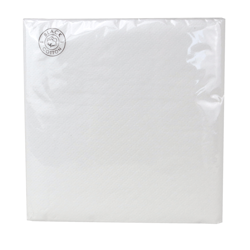 Hvide Frokostservietter