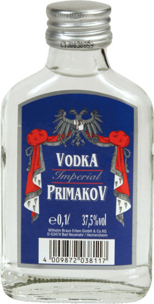 Modelbillede af Primakov Vodka 37,5 0,1l
