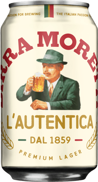 Modelbillede af Birra Moretti 4,6% 24x0,33l