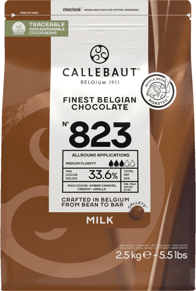 Modelbillede af Callebaut Couverture Mælkechokolade 33,6% 2,5 kg