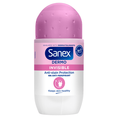 Modelbillede af Sanex Dermo Invisible Deo Roll-on 50 ml.
