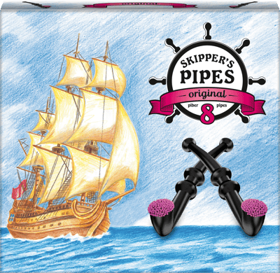 Modelbillede af Malaco Skippers Piber 8-pk 136g