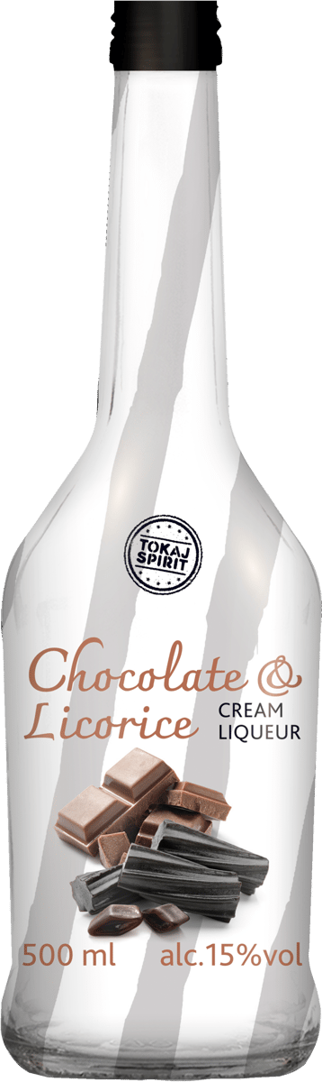 Chocolate & Licorice flavoured cream liqueur