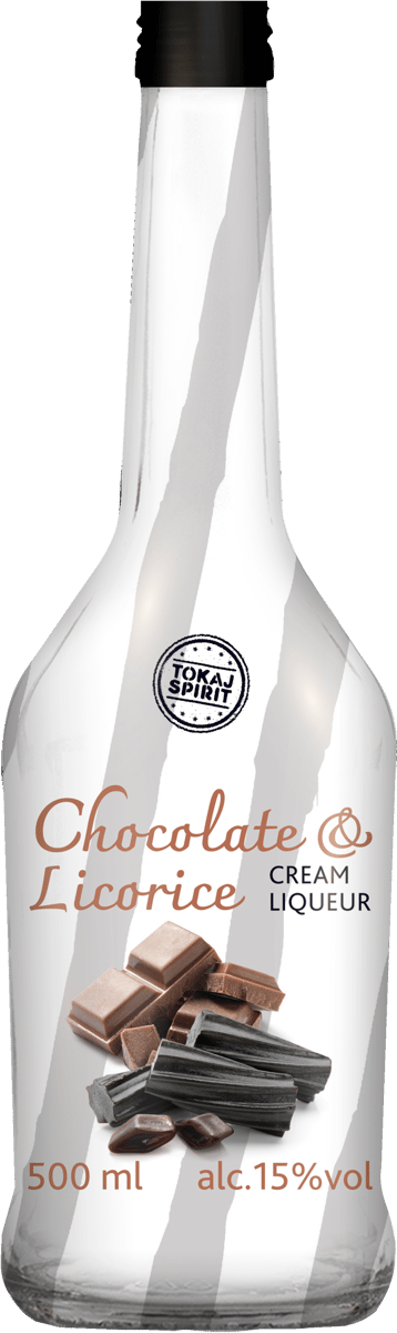 Chocolate & Licorice flavoured cream liqueur