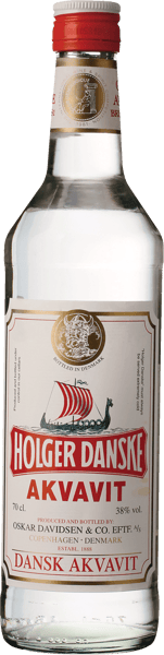 1 fl. Holger Danske Akvavit 38% 0,7l