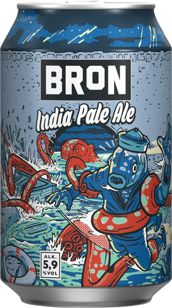 Modelbillede af Bron IPA 5,9% 24x0,33l