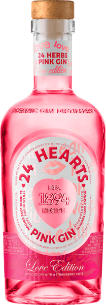Modelbillede af 24 Hearts Gin Love Edition 40% 0,7l