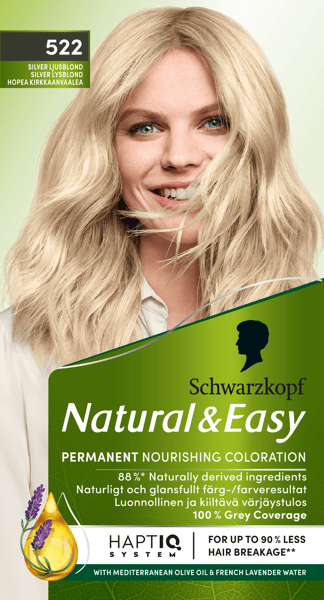 Modelbillede af Natural & Easy 522 Silver Lysblond