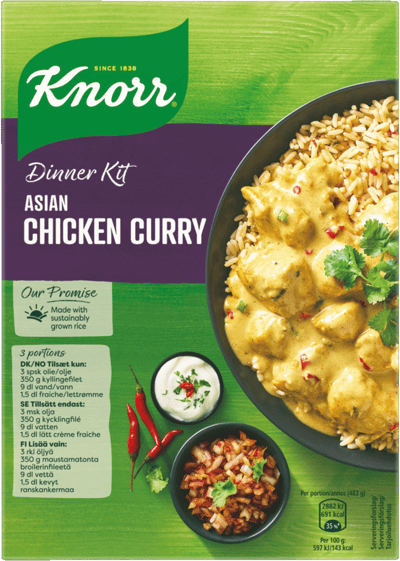 Modelbillede af Knorr Chicken Curry 324 g