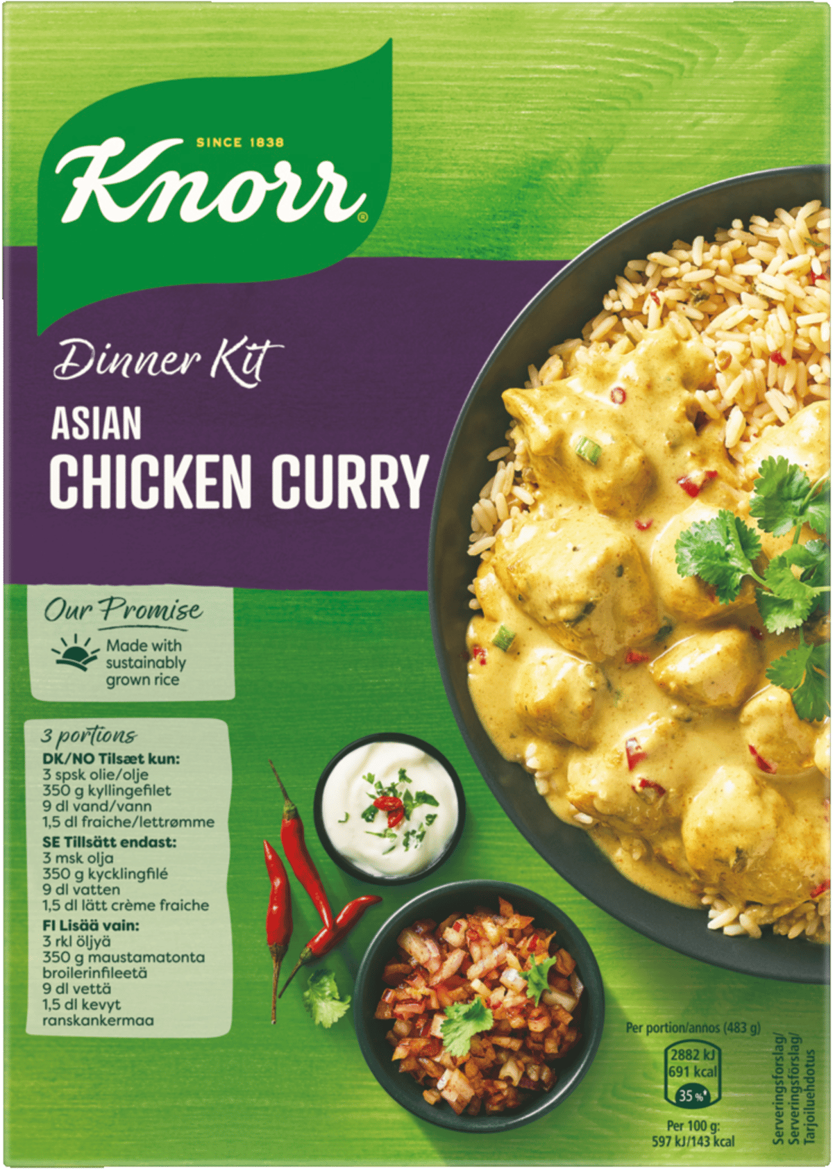 Chicken Curry Knorr 321g