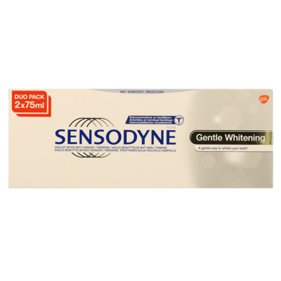 Modelbillede af Sensodyne Whitening 2 x 75 ml.