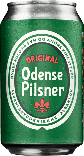 Modelbillede af Odense Pilsner 4,6% 24x0,33l ds