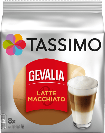 Modelbillede af Tassimo Kapsler Gevalia Latte Macchiatto