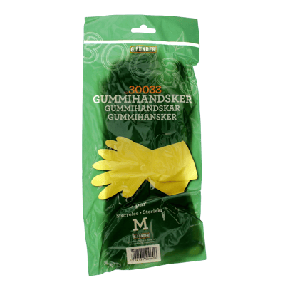 Modelbillede af Gummihandsker gul M