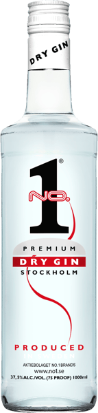 Modelbillede af No.1 Premium Gin 37,5% 1 l.