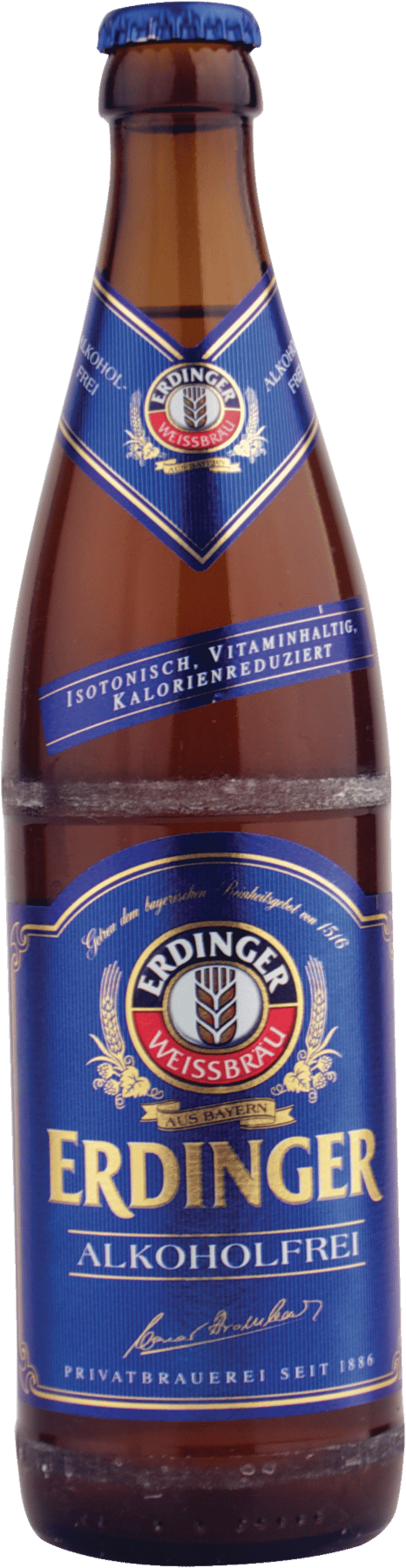 Erdinger Weissbier Alkoholfri 50 cl. + pant