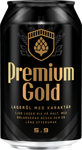 Modelbillede af Spendrups Premium Gold 5,9% 24x0,33 l.