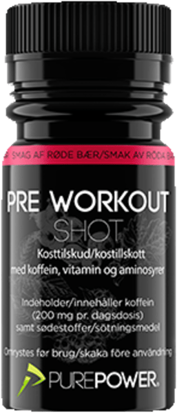 Modelbillede af PurePower Pre-Workout Shot 60 ml