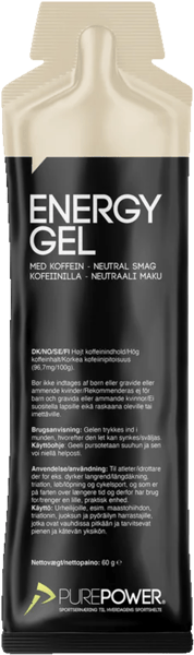 Modelbillede af Purepower Energy Gel Neutral Koffein 60 g