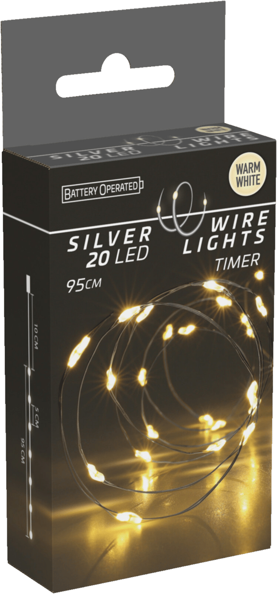 Slvwire 20 LED Varm Hvid Timer