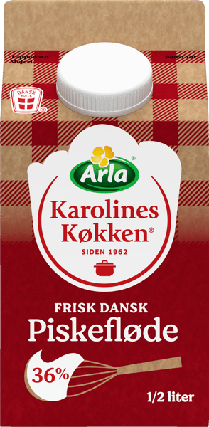 Modelbillede af Karolines Piskefløde 36% 500 ml